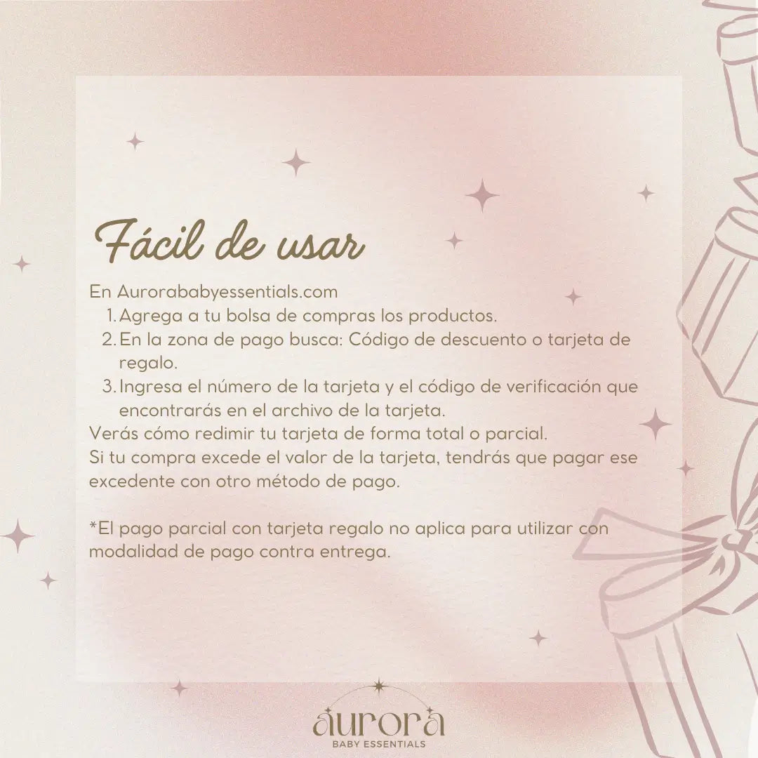 Tarjeta Regalo - Gift Card